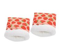 Kisangel 2pcs Cute Small Guinea Pig Hamster Cotton Sleeping Bag for Sugar Glider Warmed Nest Pouch for Small Pets Portable Comfortable Grey