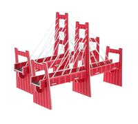 Kisangel 2Pcs DIY Cable Stayed Bridge Model Kit for Hands Science Project Educational Craft Complete Materials for Experimentation