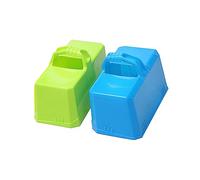 Kisangel 2pcs DIY Snow Brick Molds Sand Brick Maker for Building Castles Easy to Use Moulds for Snow and Sand Play for Winter Fun and Outdoor Activities Random Color