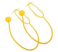 Kisangel 2pcs Doctor Stethoscope for Safe Plastic Medical Kit for Role Play and Early Education Realistic Pretend Play Equipment to Calm Hospital Fears for Years