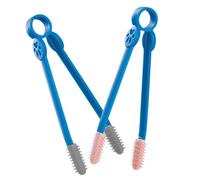 Kisangel 2pcs Dog Eye Comb Pets Eye Comb Brush Ergonomic Non Slip Grip Abs Polyethylene Pet Grooming Tool for Dog and Cat