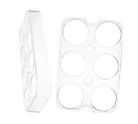 Kisangel 2pcs Egg Storage Tray Versatile Egg Holder for Refrigerator Side Door for Home and Office Fridge Easy to Clean Space-saving Design