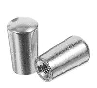 Kisangel 2pcs Electric Guitar Toggle Cap Knobs 3.5mm Metal Switch Tips Accessories for Solid Body Guitar Pickup Switches Silver Guitar Parts for Musical Instruments