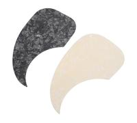 Kisangel 2pcs Elevate Your Folk Guitar Waterdrop Shape Scratch Plate Self-adhesive Pickguard for Acoustic Guitar