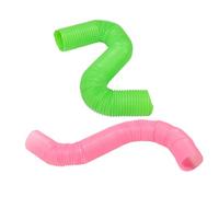 Kisangel 2pcs Extendable Hamster Tube Tunnel for Small Animals Collapsible Pet Play Tunnel for Ferrets and Rats Portable Exercise and Exploration Foldable Design for Indoor Outdoor Use