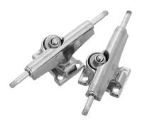 Kisangel 2pcs Finger Skateboard Trucks Replacement Alloy Mini Board Parts Accessories for Finger Sports Game with Universal Fit