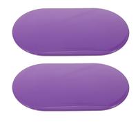 Kisangel 2Pcs Fitness Sliding Discs Dual-Sided Core Sliders for Foot and Abdominal Workouts, Purple Elliptical Gliding Pads for Home and Gym Exercise