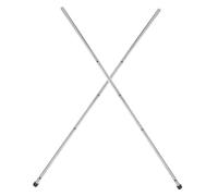 Kisangel 2pcs Foosball Table Rods Replacement Poles Protective Caps for Table Football Game Home Entertainment