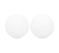 Kisangel 2pcs Frosted Glass Lampshade Ball Hanging Lamp Cover White Softens Light Protects Your Lamp Creative Elegant Stylish Lampshade for Office and Study