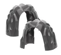 Kisangel 2Pcs Funny Train Tunnel Realistic Cave Model Decorative Railway Accessory for Childrens Play and Scenic Building