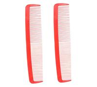 Kisangel 2pcs Giant Wide Tooth Comb for Halloween Pranks Funny Clown Costume Accessory for Stage Performances and Masquerades Spooky Party Props Red