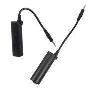 Kisangel 2pcs Guitar Effects Adapter Cable Removable Stereo Audio Interface for Electric Bass Acoustic Guitars Compatible with Apple Smartphones Excellent Sound Quality User Friendly Design