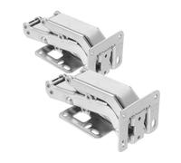 Kisangel 2Pcs Heavy-Duty Architectural Concealed Hinges for Fire and Doors Cold Rolled Steel Hidden Door Hardware with Wide Angle Design Easy Dry Hanging Installation