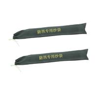 Kisangel 2pcs Heavy Duty Empty Sandbags for Flood Control and Hurricane Protection Reusable Long Canvas Flood Barrier Bags Thickened Absorbent Sandbags for Water Damage Prevention