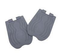 Kisangel 2pcs Heavy Duty Replacement Wheelchair Footrest Pad with Stable Support and Simple Installation Abs Material Suitable for Disabled and Athletes Bath Chair Foot Pedal Accessory