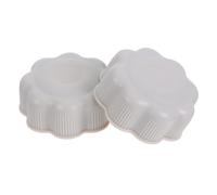 Kisangel 2pcs Indoor Slide Screw Caps Inner Diameter for Play Equipment Flower Design Plastic Nut Covers Compatible with Home Slides Swings Rocking Easy to Install and Secure Safety