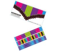 Kisangel 2pcs Kalimba Note Decals Scale Stickers for Kalimba Players and Beginners 21 Tone Paper Stickers with Playing Chords and Memory Development Features for Musical Instrument