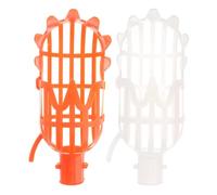 Kisangel 2pcs Labor-saving Fruit Picker with Strong Bearing Capacity Plastic Basket for Fruit and Pear Harvesting Suitable for Farm and Park Use Efficient Harvester Attachment