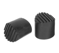 Kisangel 2Pcs Ladder Leg Caps Non-Slip Rubber Foot Covers with Thickened Design for Retractable Stairs and Stepladder Feet Floor Protection Pads Easy to Install
