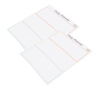 Kisangel 2pcs Magnetic Message Board Note Board Pet Film Rubber Magnet Easy to Use Portable for Home, Teachers and Office Staffs