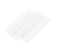 Kisangel 2pcs Manual Glass Break Switch Cover for Fire Alarm High Temperature Resistance, Glass Panel Essential Emergency Equipment Suitable for Environments