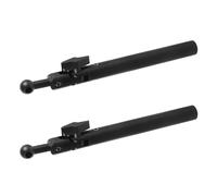 Kisangel 2pcs Mic Stand Extension Tubes with Ball Head and Threaded Adapter Adjustable Microphone Boom Arm Extender for Phone Holder Tablet Studio Podcast Live Streaming