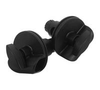 Kisangel 2pcs Microphone Clip Stand Adapter to Microphone Holder Clamp for Studio Events Karaoke Broadcasting Mic Clip Stand