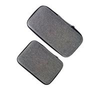 Kisangel 2pcs Microphone Storage Bag Set Portable Headset Case Digital Products Organizer Compact Cable Bag for Karaoke and USB Microphones with Sturdy Protective Design