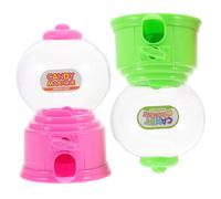 Kisangel 2PCS Mini Candy Dispenser Machine for Compact Treat Vending Pink Green for Classroom Fun Boosts Creativity Imaginative Play for Sharing