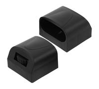 Kisangel 2pcs Non Slip Fitness Equipment Foot Covers for Indoor Cycling Bikes Shock Absorption End Caps with Vibration Reduction and Floor Protection Compatible Workout Equipment