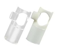 Kisangel 2pcs Nylon Flute Blow Aid Mouthpiece Replacement for C/d Tone Flute with Easy Removal and Good Tone Accuracy for Students and Beginners