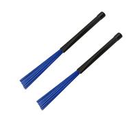 Kisangel 2pcs Nylon Wire Drum Brush Set for Jazz and Acoustic Percussion Instruments Durable Lightweight Versatile Drum Sticks for Musicians for Creative Sound Effects