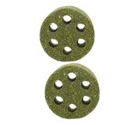 Kisangel 2pcs Organic Hay Chewing for Rabbits and Small Pets Natural Teething Snack for Hamsters Guinea Pigs Gerbils and Birds Comforting Biting Playthings to Promote Healthy Teeth and