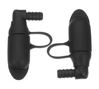 Kisangel 2pcs Outdoor Hydration Bladder Mouthpiece Replacement Silicone Bite Valve Connector for Water Backpack Secure Fit Easy to Clean Lightweight for Hiking and Cycling