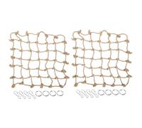 Kisangel 2pcs Parrot Cage Parrot Climbing Netting Perch Parakeet Net Bird Climbing Net