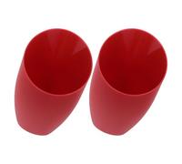 Kisangel 2pcs Pendant Lampshade Plastic Lampshade Decor Vintage Slant Design 42mm Hole Diameter Straightforward Installation Reducing Shadows Residential Use