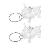 Kisangel 2pcs Pet Hair Memorial Keychain for Dogs and Cats Compact Portable Hair Keepsake Storage Bottles with Elegant Design Secure Collection Pendant for Cherishing Beloved Pets