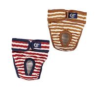 Kisangel 2pcs Pet Physiological Pants Dogs Diapers Male Female Dog Nappies Dog Diapers Male Dog Diapers Female Puppy Nappies Protection Doggy Male Dog Diapers Always Male Dog Wraps Cotton
