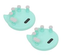 Kisangel 2pcs Piano Finger Power Trainer for Strength and Accuracy Left Right Hand Corrector Portable Finger Exerciser for Musicians Beginners and Rehabilitation