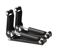 Kisangel 2pcs Piano Lid Relief Piano Key Cover Descent Device Piano Keyboard Cover Piano Descent Control Cover for Upright Piano Slow down Piano Fallboard Piano Buffer Black Aluminum Alloy