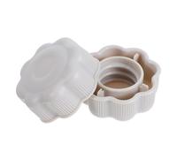 Kisangel 2pcs Plastic Slide Screw Caps with Decorative Flower Design for Indoor Play Equipment Replacement Nut Covers for Slides and Swings Inner Diameter Easy Installation and Safety