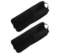 Kisangel 2pcs Portable Drumstick Carry Bag Set Thickened Storage Case with Pockets for Drumsticks Mallets Accessories Lightweight and Reinforced Protection for Drummers the Go