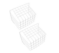 Kisangel 2pcs Rabbit Hay Feeder Rack Heavy Duty Metal Frame Holder for Bunny Guinea Pig Chinchilla Durable and Stable Design for Animals Easy to Clean and Maintain