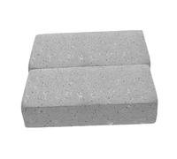Kisangel 2pcs Realistic Foam Bricks Halloween Decor Jumbo Building Blocks for Movie Theater Pranks Easy to Handle Lightweight Gray Construction Props