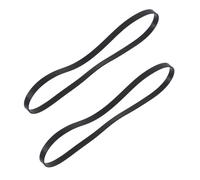 Kisangel 2pcs Rubber Phonograph Belt Replacement for Record Player Belt Flat for Turntable Transmission Strap Accessories for Disc