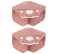 Kisangel 2pcs Sharp Corner Cushion Anti-Bump Window Stickers Door Corner Protector -antikollisionsecke Anti Collision Guard Car Door Guards Protector Anti-Collision Pink