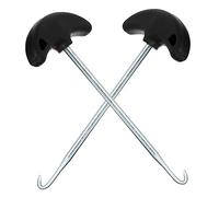 Kisangel 2pcs Shoelace Tightener Outdoor Stuff Home Tools Spring Puller Ice Skating Shoes Tightener Boot Horn Boot Hooks Shoe Lace Puller Tightener Shoe Lace Pullers Pulling Shoelace Tool