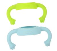 Kisangel 2Pcs Silicone Bottle Handles Ergonomic Grip for Boy Girl Portable Bottle Holder Easy Installation for Encouraging Drinking Independence