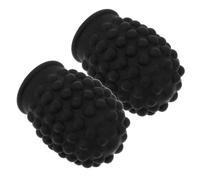 Kisangel 2pcs Silicone Drumstick Tip Caps Set for Noise Reduction and Drumstick Head Protection Durable Percussion Stick Covers for Quiet Practice at Home School and Band Performances