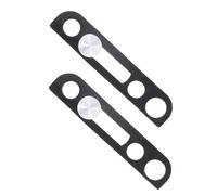 Kisangel 2Pcs Silver Front-facing Camera Protectors with Smooth Slider for X Anti- Covers to Secure Webcam and Phone Camera Protection